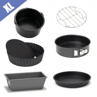 Premium 6 - delige accessoires set voor normale Airfryers