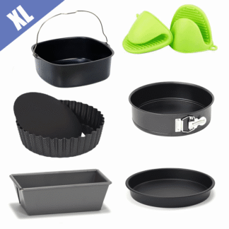 Premium 6 - delige accessoires set voor normale Airfryers