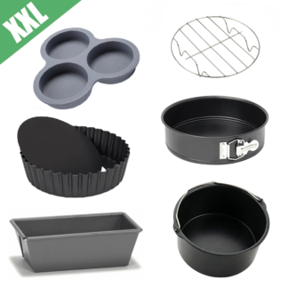 Premium 6 - delige accessoires set voor XXL Airfryers