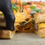 Ultiem comfort food: Cheeseburger pizza uit de Airfryer