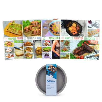 Airfryer kookboek naar keuze plus bakplaat 20,5 cm