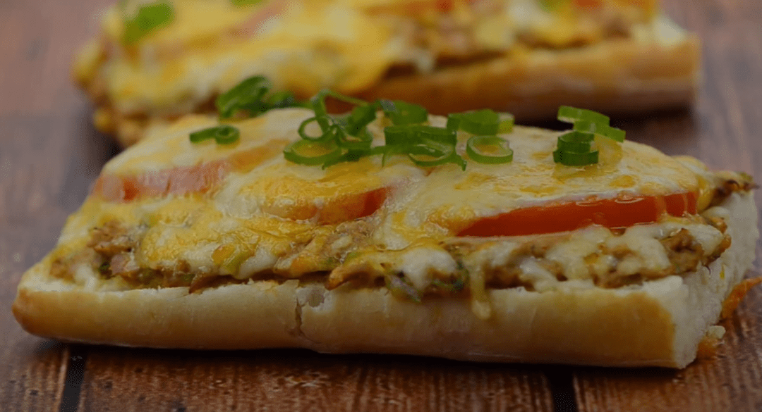 Recept: Tuna Melt ciabatta uit de Airfryer | Airfryertotaal.nl