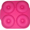 Siliconen donutvorm 19 x 20.5 cm | roze kleur - Afbeelding 3