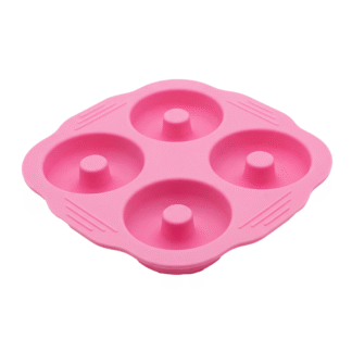 Siliconen donutvorm 19 x 20.5 cm | roze kleur