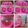 Siliconen donutvorm 19 x 20.5 cm | roze kleur - Afbeelding 2