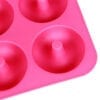 Siliconen donutvorm 19 x 20.5 cm | roze kleur