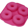 Siliconen donutvorm 19 x 20.5 cm | roze kleur - Afbeelding 4