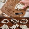 3D Dino koekjes uitsteekvorm | set van 3 stuks - Afbeelding 2
