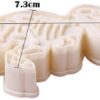 3D Dino koekjes uitsteekvorm | set van 3 stuks - Afbeelding 5