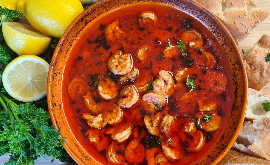 Waan jezelf in Spanje met deze heerlijke Spaanse tapas gamba's Piri