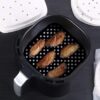 Siliconen matje voor in het Airfryer mandje | kleur: zwart - Afbeelding 3