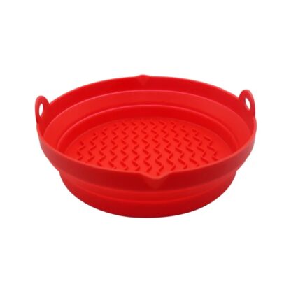 Opvouwbare Siliconen Airfryer bakvorm | 20 cm - Afbeelding 6