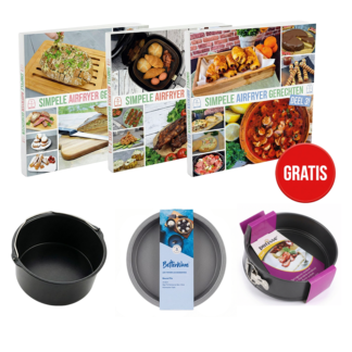 Premium aanbieding: Simpele Gerechten deel 1,2 & deel 3 GRATIS + top 3 accessoires