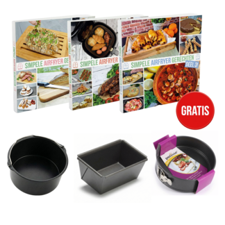 Premium aanbieding: Simpele Gerechten deel 1,2 & deel 3 GRATIS + top 3 accessoires