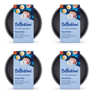 Mini bakplaatjes | Set van 4 | 10.5 cm buitenkant