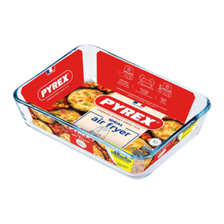 Pyrex Glazen Airfryer Ovenschaal 19 x 14 x 5 cm