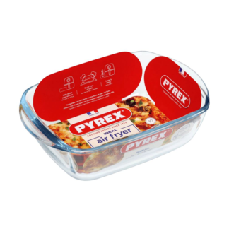 Pyrex Glazen Airfryer Ovenschaal 23 x 15 x 7 cm