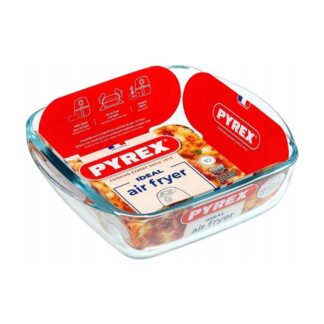 Pyrex Glazen Airfryer Ovenschaal 20 x 17 x 6 cm