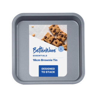BetterWare Essentials  vierkante Airfryer Bakplaat 19.7 cm buitenkant | 18 cm binnenkant