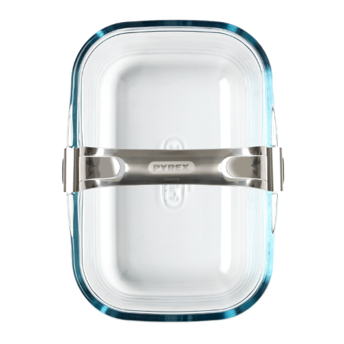 Pyrex Glazen schaal met afneembare handgreep Groot | 20 x 14 x 9 cm - Afbeelding 4