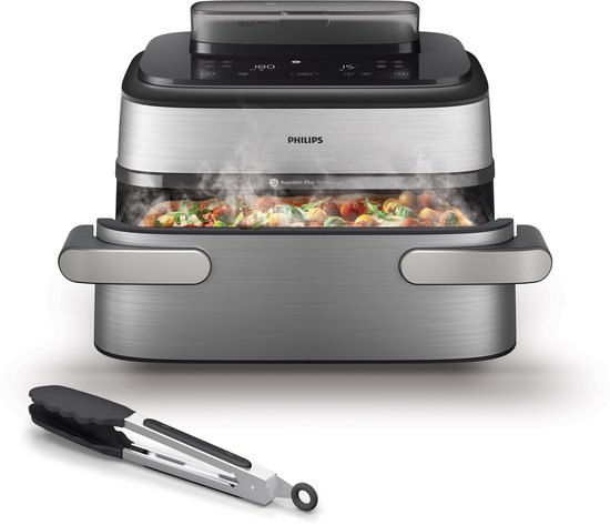 Philips Airfryer MegaBasket met stoomfunctie 5000-serie NA565/02 – productoverzicht