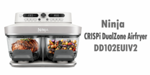 Ninja CRISPi DualZone Airfryer DD102EUIV2 met twee glazen kookpotten