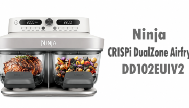 Ninja CRISPi DualZone Airfryer DD102EUIV2 met twee glazen kookpotten