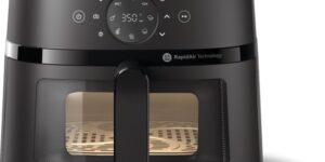 Philips 2000 Series Airfryer NA230/00 met kijkvenster, RapidAir en touchscreen