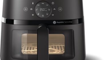 Philips 2000 Series Airfryer NA230/00 met kijkvenster, RapidAir en touchscreen
