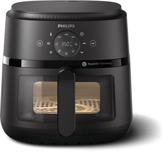 Philips 2000 Series Airfryer NA230/00 met kijkvenster, RapidAir en touchscreen