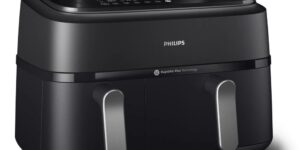 Philips Airfryer NA551/00 en NA555/00 met twee manden en stoomfunctie