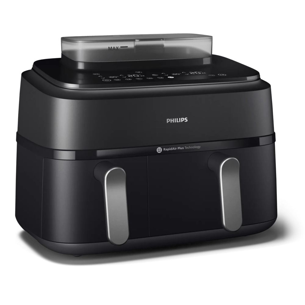 Philips 5000 Series Dual Basket Airfryer NA551/00, NA552/00 en NA555/00 met twee manden en stoomfunctie