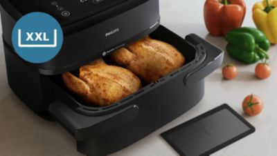 Philips NA150/00 met kip in de uitgeschoven lade