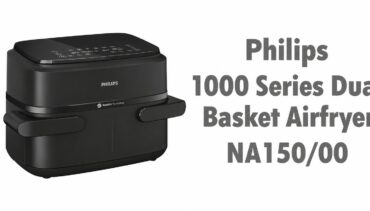 Philips 1000 Series Dual Basket Airfryer NA150/00 met twee kookzones