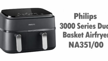 Philips 3000 Series Dual Airfryer NA351/00 met dubbele mand