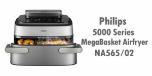 Philips 5000-serie MegaBasket Airfryer NA565/02 met brede lade