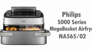 Philips 5000-serie MegaBasket Airfryer NA565/02 met brede lade